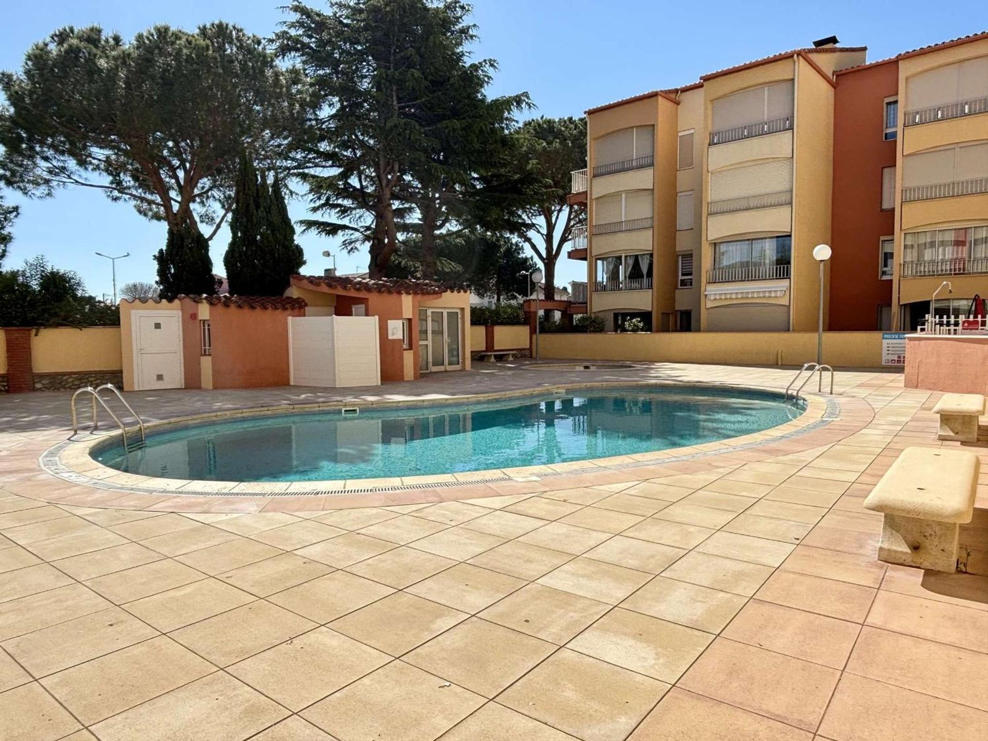 Studio/Cabine 4 Pers, Piscine, Proche Mer, Argeles-Sur-Mer - Fr-1-225-33 Ngoại thất bức ảnh